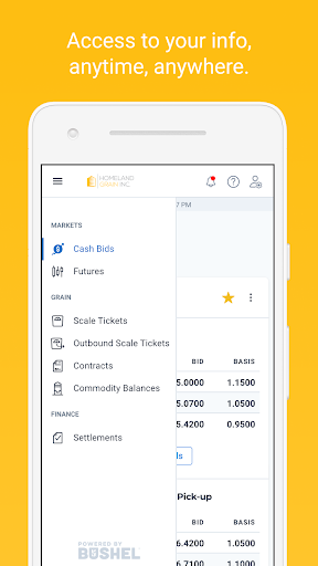 Android application Homeland Grain, Inc. screenshort