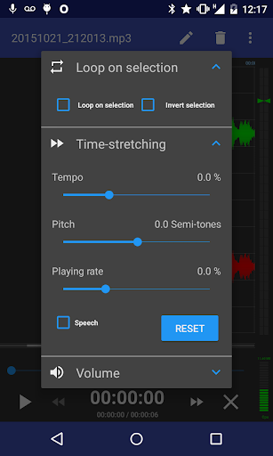 Screenshot of RecForge II Pro - Audio Record