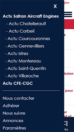 My CFE-CGC Safran AE Screen 2