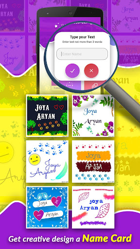Stylish Name Maker and Quote Screen 2