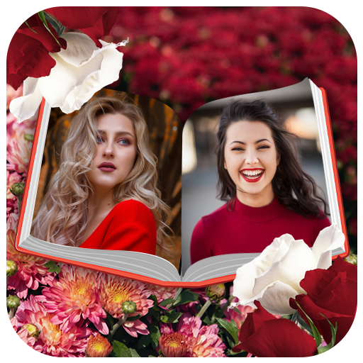 Dual Book Photo Frame Photo CollagePhoto Editor for PC / Mac