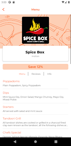Spice Box B69 Screen 2
