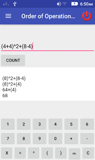 Order Of Operations PEMDAS