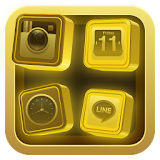 Black Gold 3D for Samsung icon