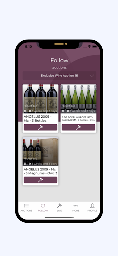 Best Wine Auction Screen 3