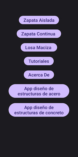 Android application Cimentaciones NTC-RDCF screenshort