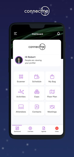 Android application ConnectMe screenshort