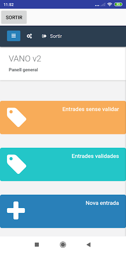 Android application Vano screenshort