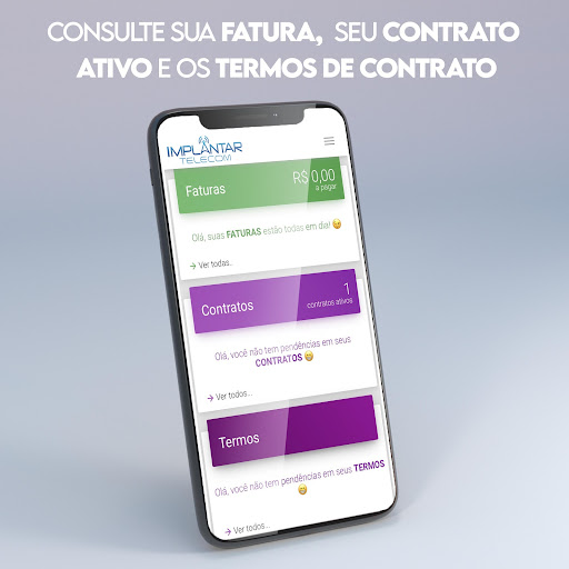 Android application Central Implantar Telecom screenshort