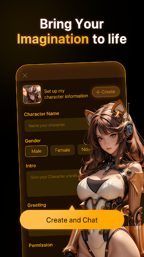 Screenshot of Poly.AI - Create AI Chat Bot