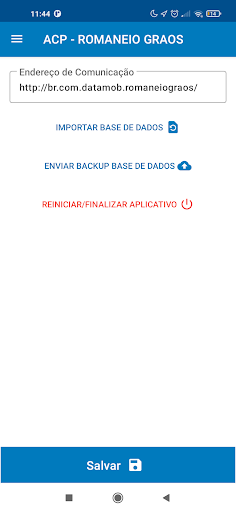 Romaneio Grãos ACP Screen 2