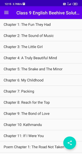 Class 9 English Beehive NCERT