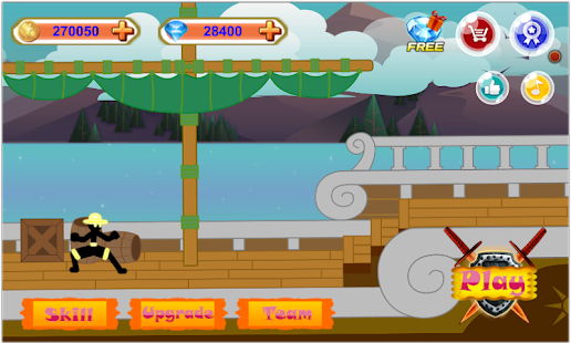 Stickman Hero - Pirate Fight Screenshot