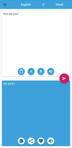 Hindi-English Translator Screen 3