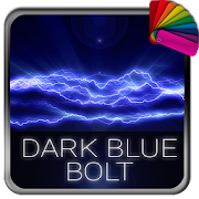 Dark Blue Bolt Xperia Theme