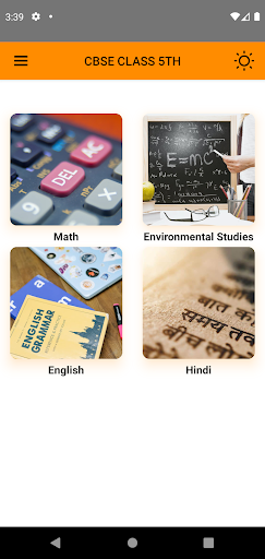 Android application Class 5th NCERT Solutions screenshort