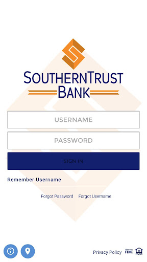 Android application SouthernTrust Bank Mobile screenshort