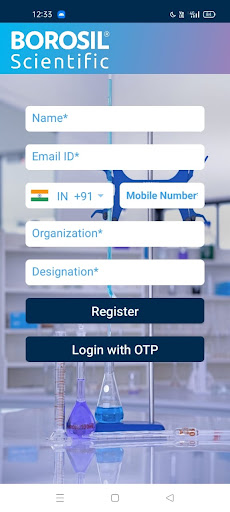 Android application BOROSIL screenshort