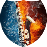 Stylish saxophone Live WP icon