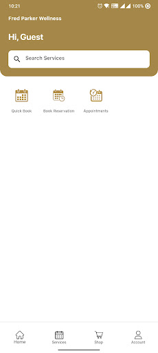 Android application Fred Parker Wellness screenshort