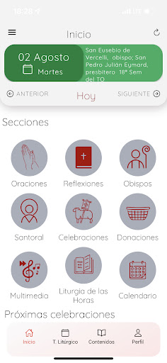 Android application Ordo Colombiano screenshort
