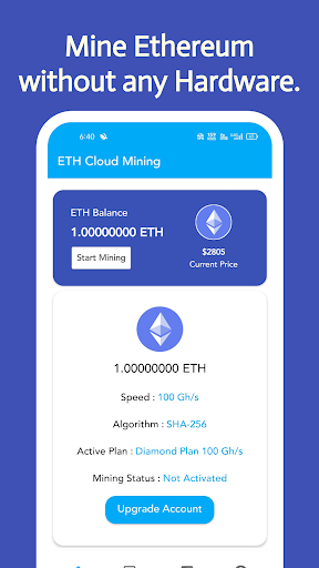 ETHMine - Ethereum Cloud Miner