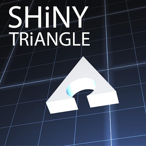 Android application Shiny Triangle - A Racing Game screenshort
