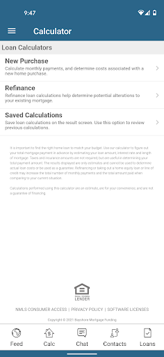 BlueInkMortgage Screen 2