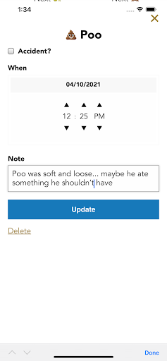 Puppy Potty Training Alerts  Dog Activity Logging