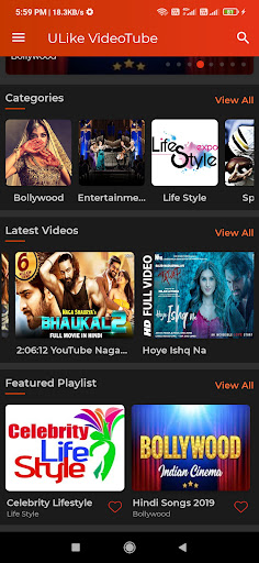 ULike VideoTube Screen 2