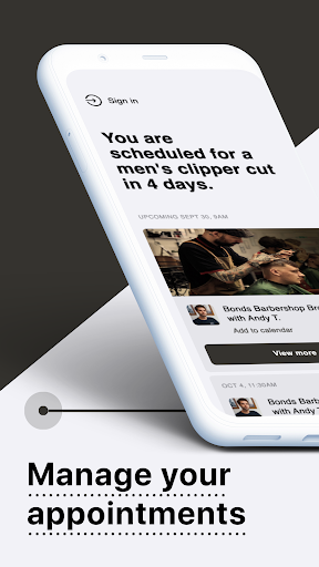Bond’s Barbershops Screen 2