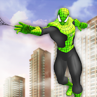 Superhero Spider Rope Fighting Mission