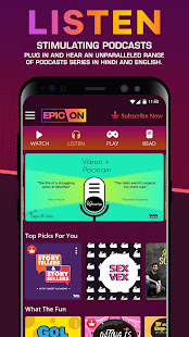 EPIC ON - TV Shows, Movies, Podcast, Ebook, Games