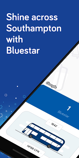 Android application bluestar bus screenshort