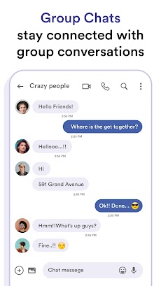 Message App: シンプル smsメッセンジャーのおすすめ画像2