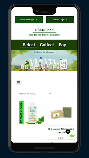 Android application USERSPAY screenshort