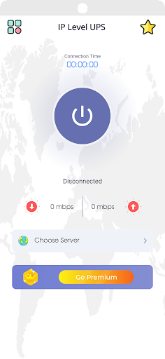 Android application IP LEVEL UPS: Fast & Secure screenshort