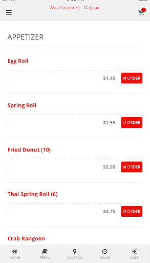Asia Gourmet - Dayton Screen 2