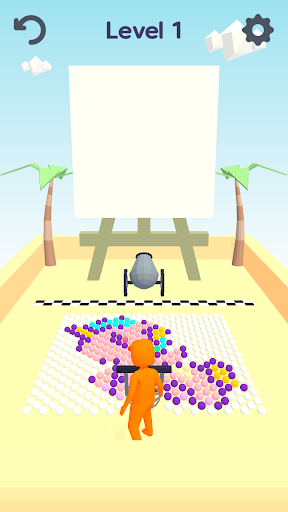 Android application Pixel Run - art mixing crusher screenshort