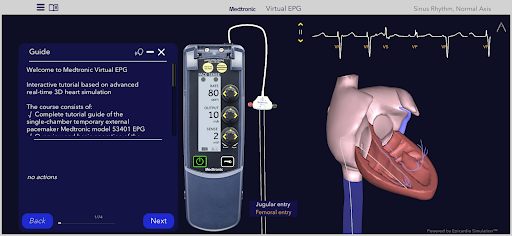 Android application Medtronic VirtualEPG screenshort
