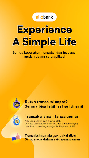 Android application Allo Bank screenshort