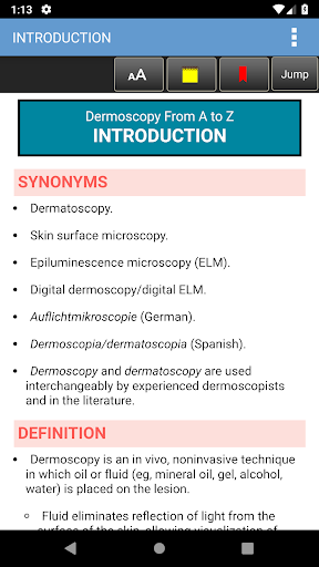 Dermoscopy Criteria Review Screen 3