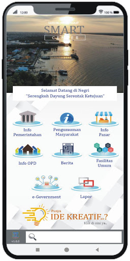 Android application Portal Tanjung Jabung Barat screenshort