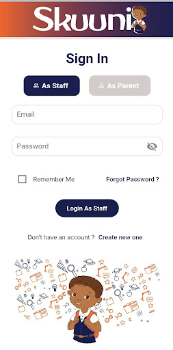 Android application SKUUNI screenshort