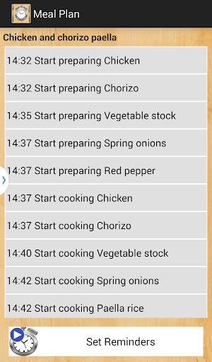 Meal Timer screenshot 4
