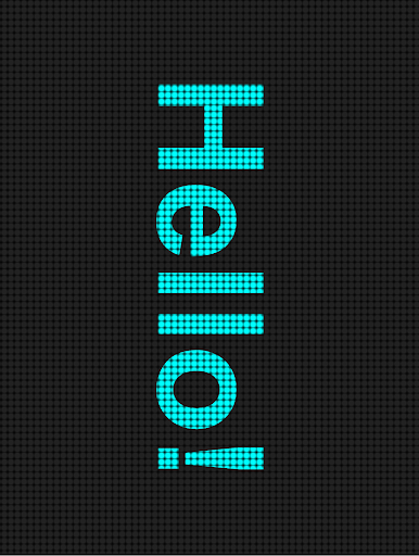 Screenshot of LED Scroller - LED Text Banner