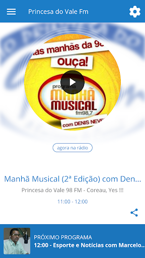 Android application Princesa do Vale Fm screenshort
