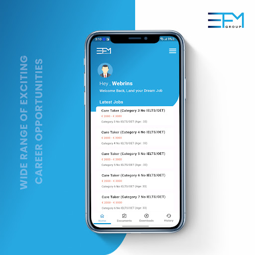 EFM Jobs Screen 2