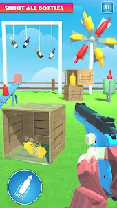 Bottle 3D Gun Shooter Game