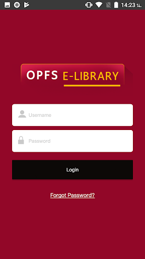 OPFS E-Library Screen 2